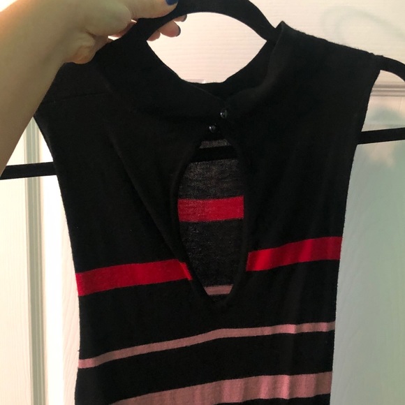 BCBGeneration Striped Asymmetrical dress Size M - Picture 4 of 5